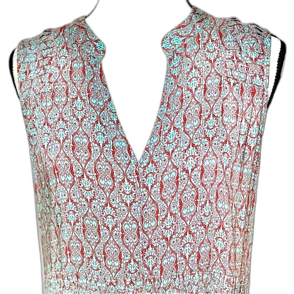 🌟 Mystree Felicity Smocked Sleeveless Maxi Sz S #D3 - Picture 3 of 8